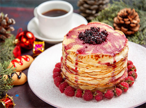 Raspberry Mille - crepe Cake
