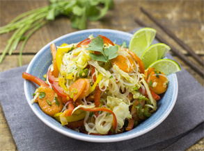 Cool Sesame Noodle Salad with Tea Rubs Recipe