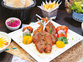 Grilled Lamb Rack Platter