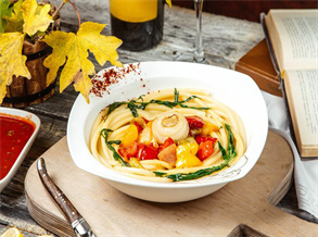 Creamy Seafood Pasta with Tea Rubs Recipe