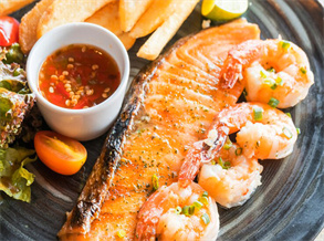 Tea Rubbed Fried Fish and Chips