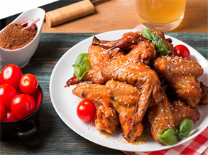 Tea Rubbed Orleans Style Chicken Wings