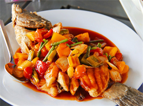 Sweet and Sour Carp with Tea Rubs Recipe