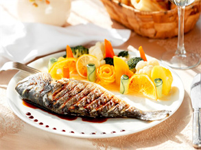 Pan-Seared Halibut with Roasted Vegetables