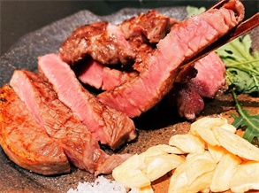 Grilled steak