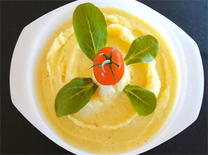 Cheesy Mashed Potatoes with Tea Rubs Recipe