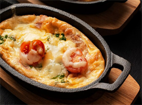 Tomato Baked Rice with Tea Rubs Recipe
