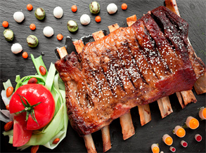 Charcoal Grilled Beef Ribs with Tea Rubs Recipe