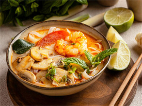 Tom Yum Soup (Hot and Sour Soup) with Tea Rubs Recipe