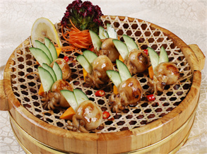 Baby Cuttlefish in Herb Sauce