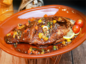 French Sweet and Sour Fish with Tea Rubs Recipe