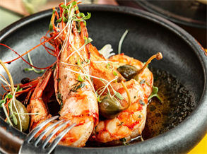Grilled Prawns with Tea Rubs Recipe