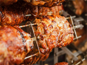 Charcoal Grilled Pork Neck Meat with Tea Rubs Recipe