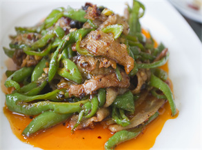 Stir - fried Pork with Peppers