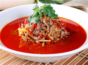 Stir - fried Shredded Mutton with Agrocybe aegerita