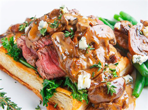 Peanut Butter Steak with Green Tea Rubs
