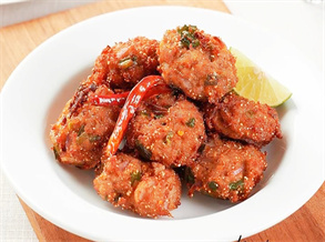 Fried meatballs