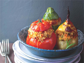 Vegetable rice roll