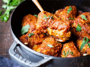 Tomato stewed chicken