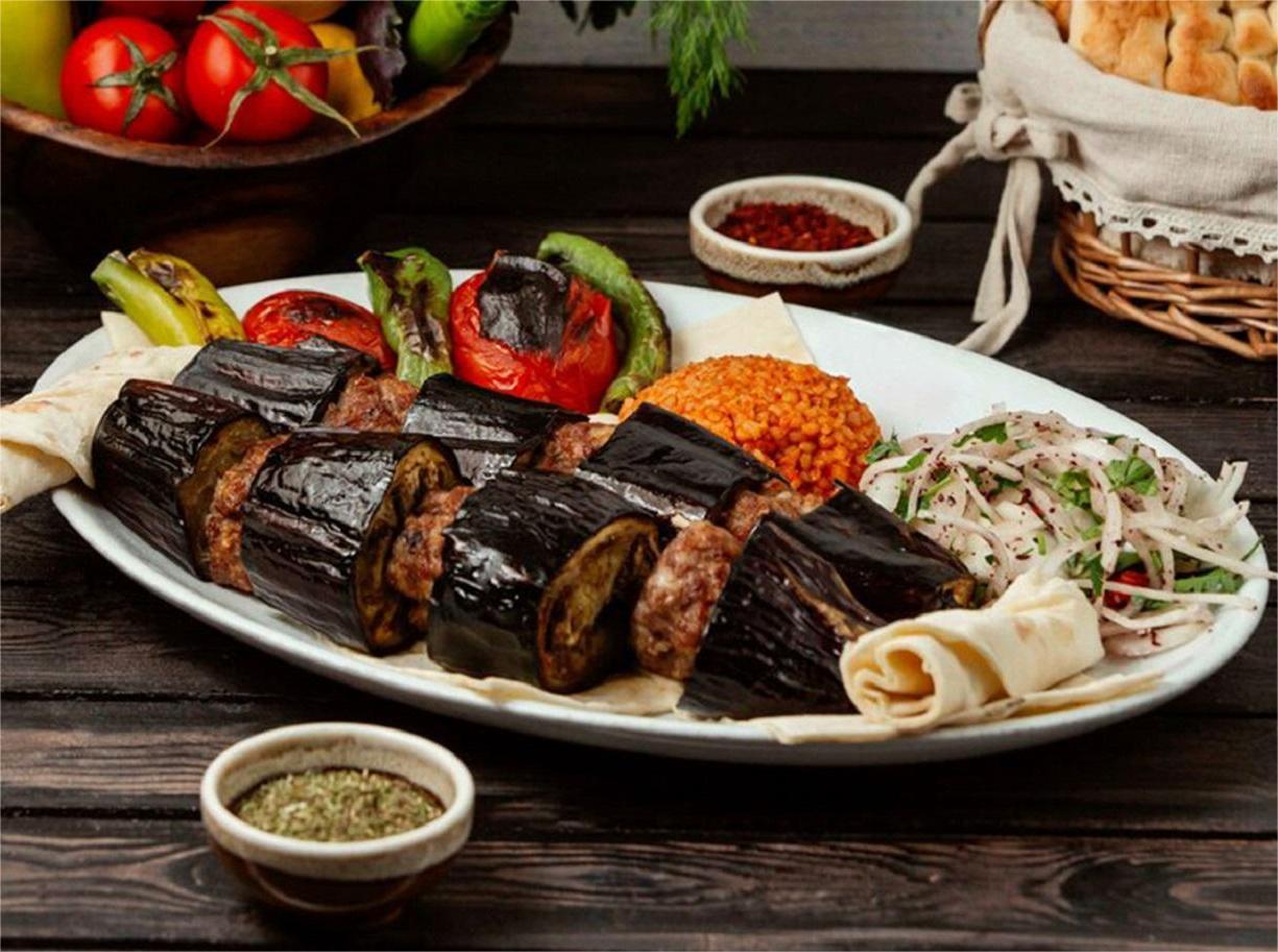 Turkish eggplant kebab