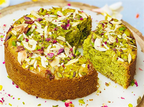 Nutty Pistachio Cake with Black Tea BBQ Seasoning Recipe
