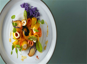 Salmon and Fruit Sashimi Recipe
