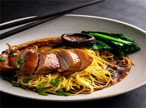 Duck Breast with Noodles Recipe using Green Tea BBQ Seasonings