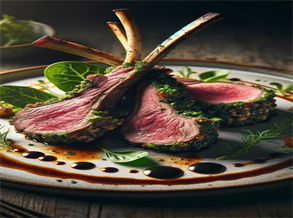 Mediterranean-Style Grilled Lamb Chops with Barbecued Black Tea Seasonings