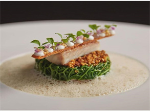 Molecular Gastronomy Cod with Green Tea BBQ Seasonings