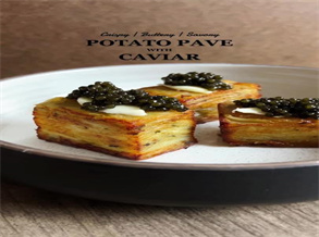 Caviar-Topped Potato Towers Recipe