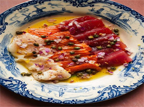 Black Pepper Sashimi Platter Recipe