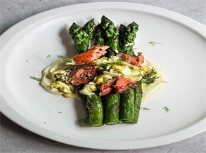 Crab Leg and Asparagus Medley Recipe