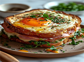 English Fried Egg Sandwich Recipe