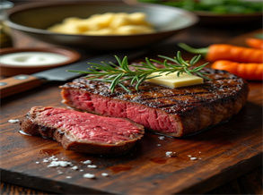 Pan-Seared Filet Mignon with Rosemary Butter Recipe
