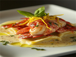 Lobster Ravioli with Creamy Lemon Butter Sauce Recipe