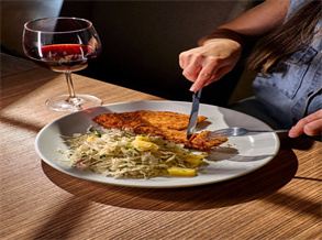 Caesar Salad with Fried Chicken Cutlets Recipe