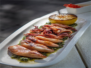 Lemon and Herb Sauce Squid Recipe