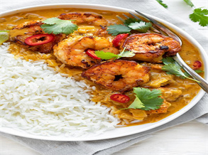 Curry Shrimp Fried Rice Recipe