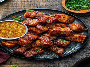 Honey Garlic Pork Belly Bites