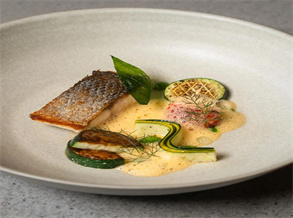 Mackerel with Cucumber Sauce