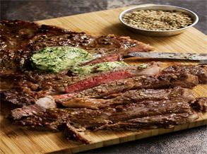 Herbed Sauce French Steak