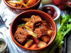 Russian-style stewed meat（Zharkoye）