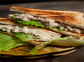 Tuna Melt Sandwich with Crisp Toast