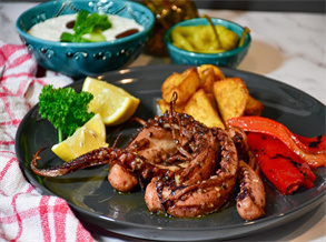 Mediterranean Grilled Octopus