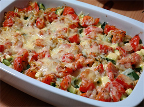 Baked Vegetables with Cheese