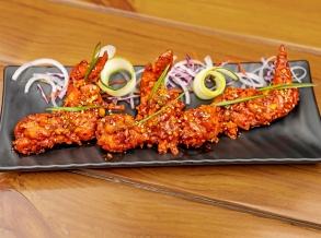 Korean Spicy Fried Chicken Wings