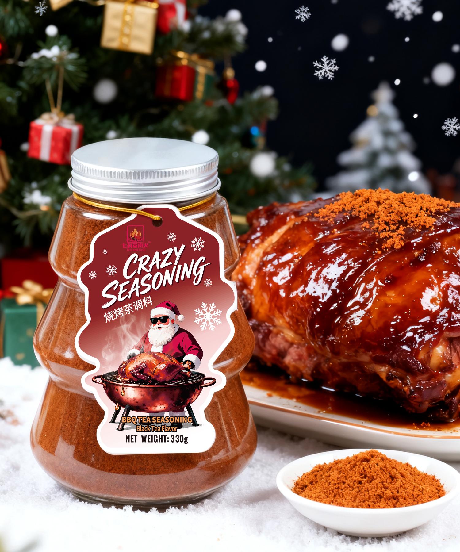 Black Tea & Green Tea Black Truffle BBQ Seasoning Combo Set 330g*2