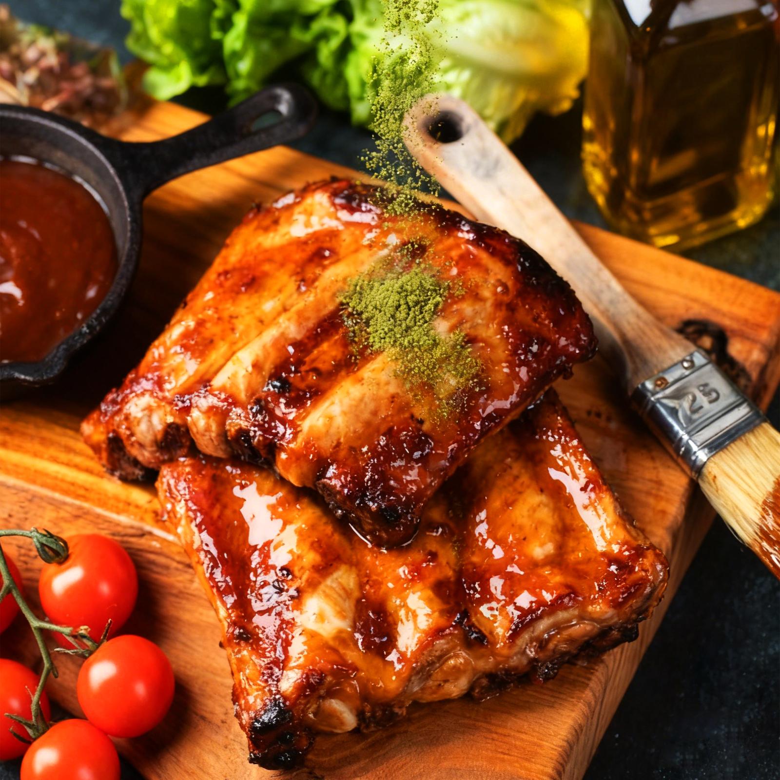 Christmas Gift Box | Premium canned Green Tea BBQ Rub 200g + Christmas Limited Edition Gift Bag