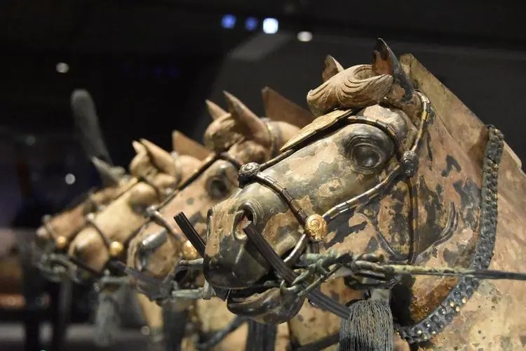 Bronze chariot