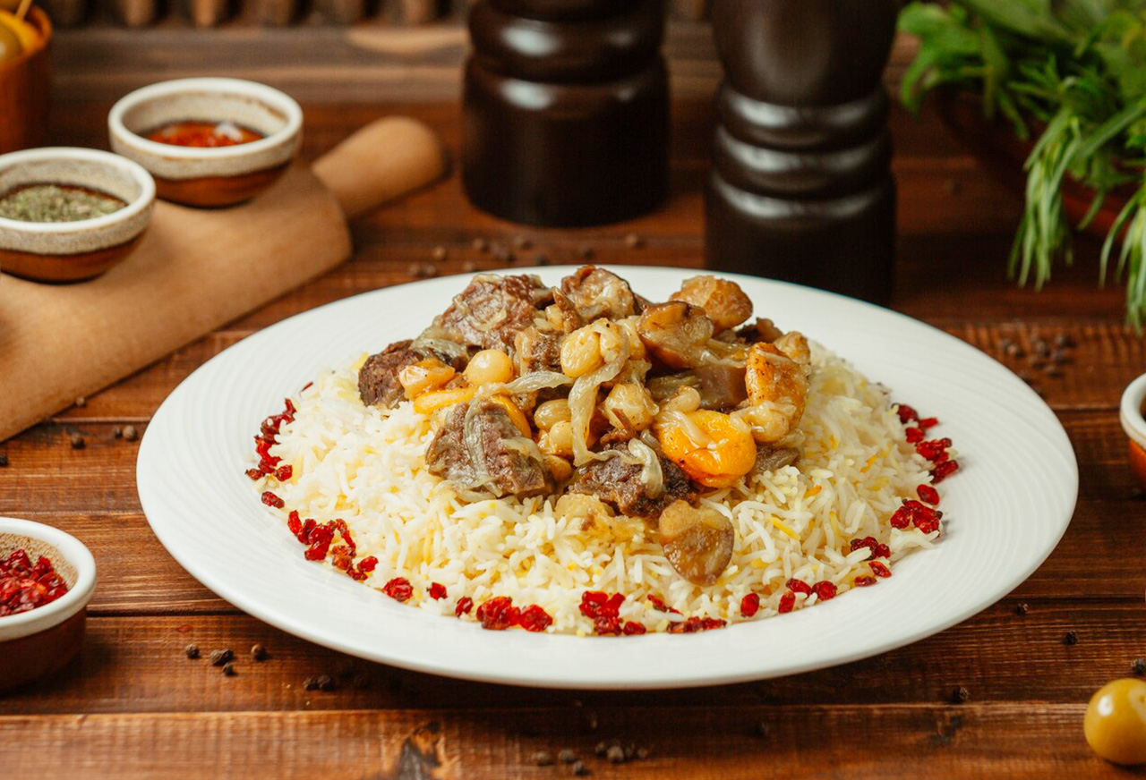 Lamb Pilaf with Black Tea BBQ Seasoning Recipe